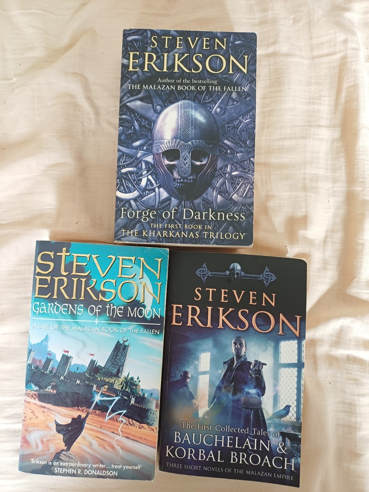 Steven Erikson: Malazan Book of the Fallen (3 boeken), Boeken, Ophalen of Verzenden