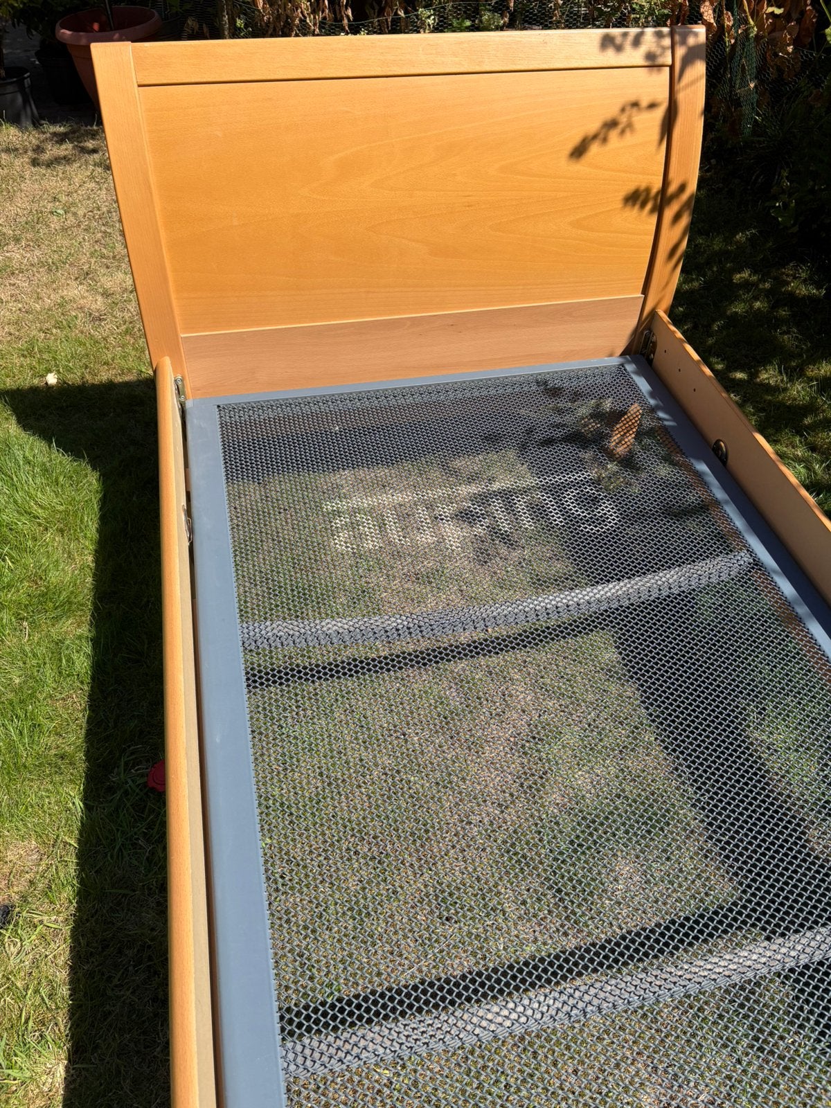 Eenpersoonsbed (extra lang) Auping spiraal, Huis en Inrichting, Slaapkamer | Bedden, Ophalen, Zo goed als nieuw, Eenpersoons, 90 cm