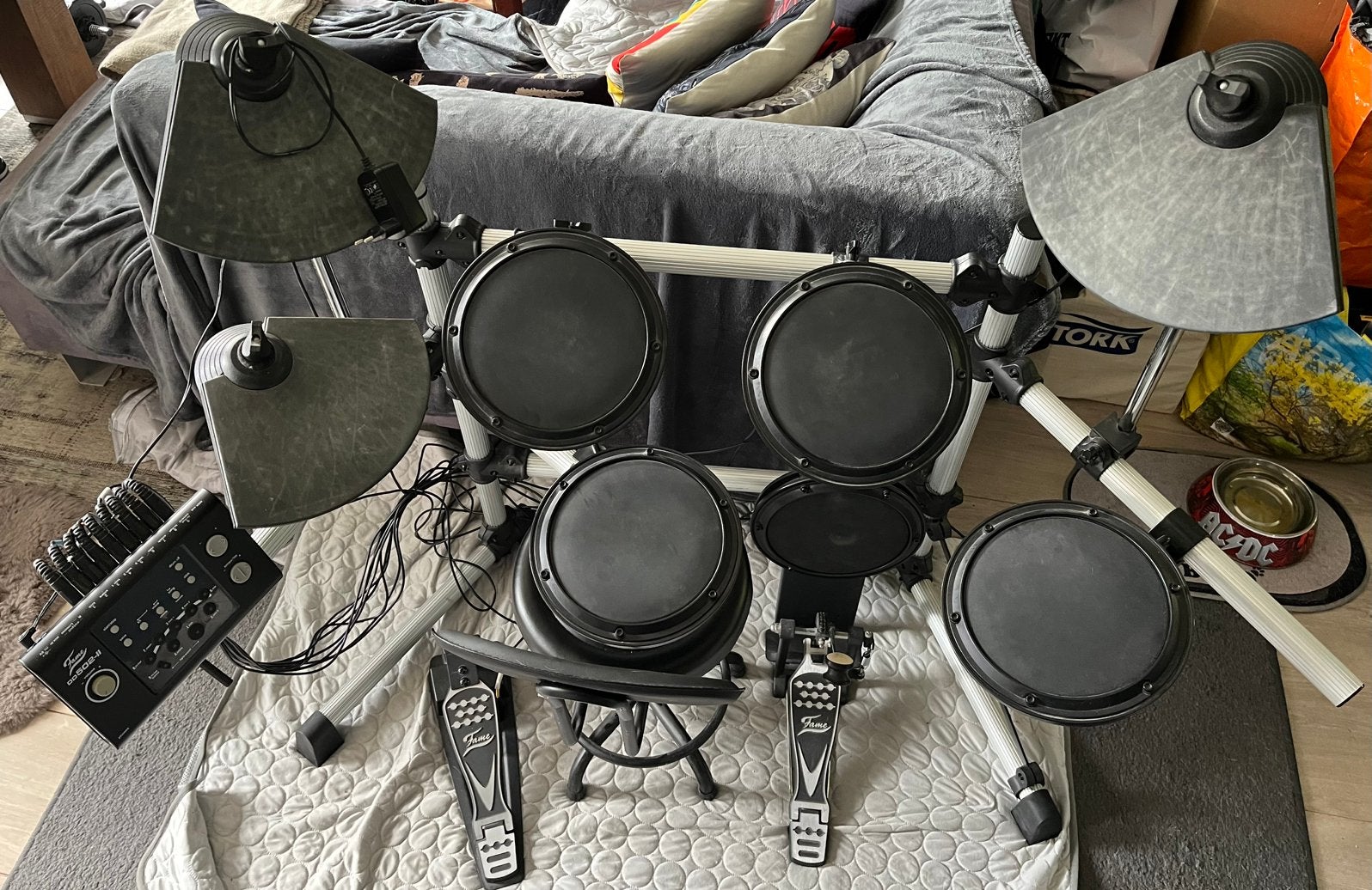 Fame DD 502 ll electronisch drumstel, Muziek en Instrumenten, Ophalen, Zo goed als nieuw, Overige merken, Elektronisch