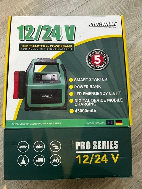 Jungwille powerbank Jumpstarter starthulp startbooster