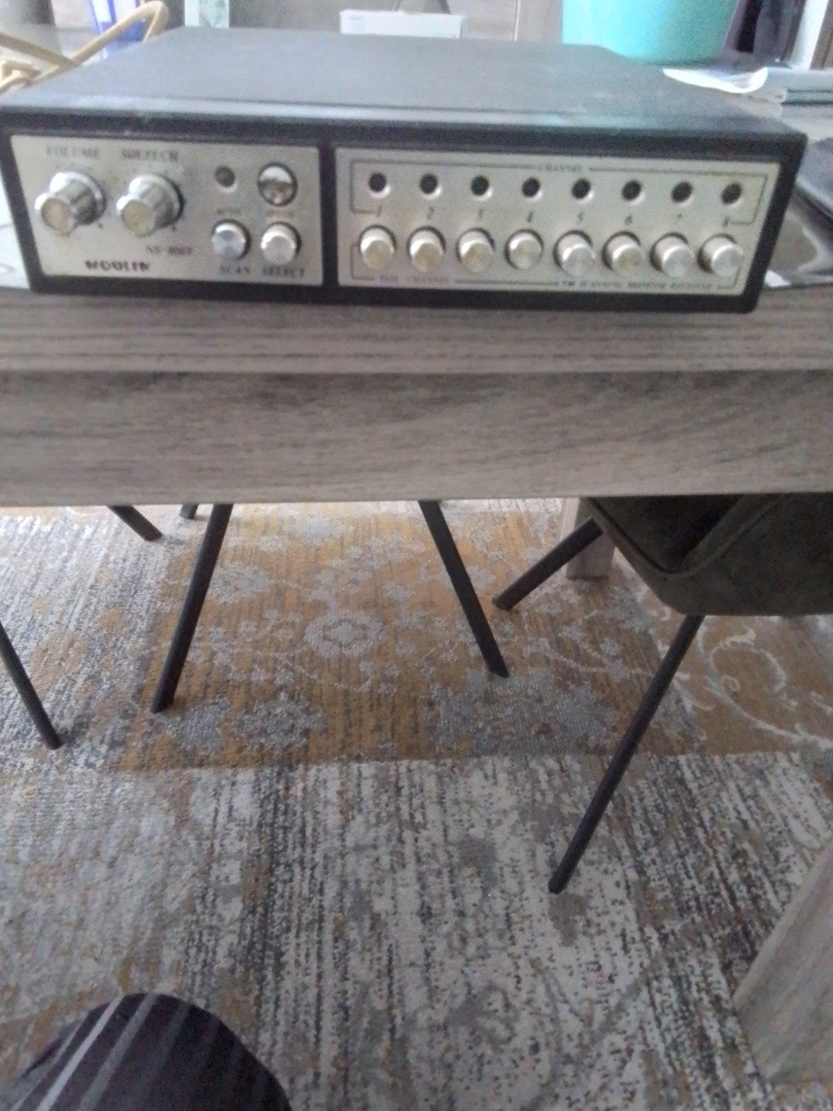 Vintage Moulin NS-800V Scanner/Ontvanger, Ophalen of Verzenden, Gebruikt, Overige typen