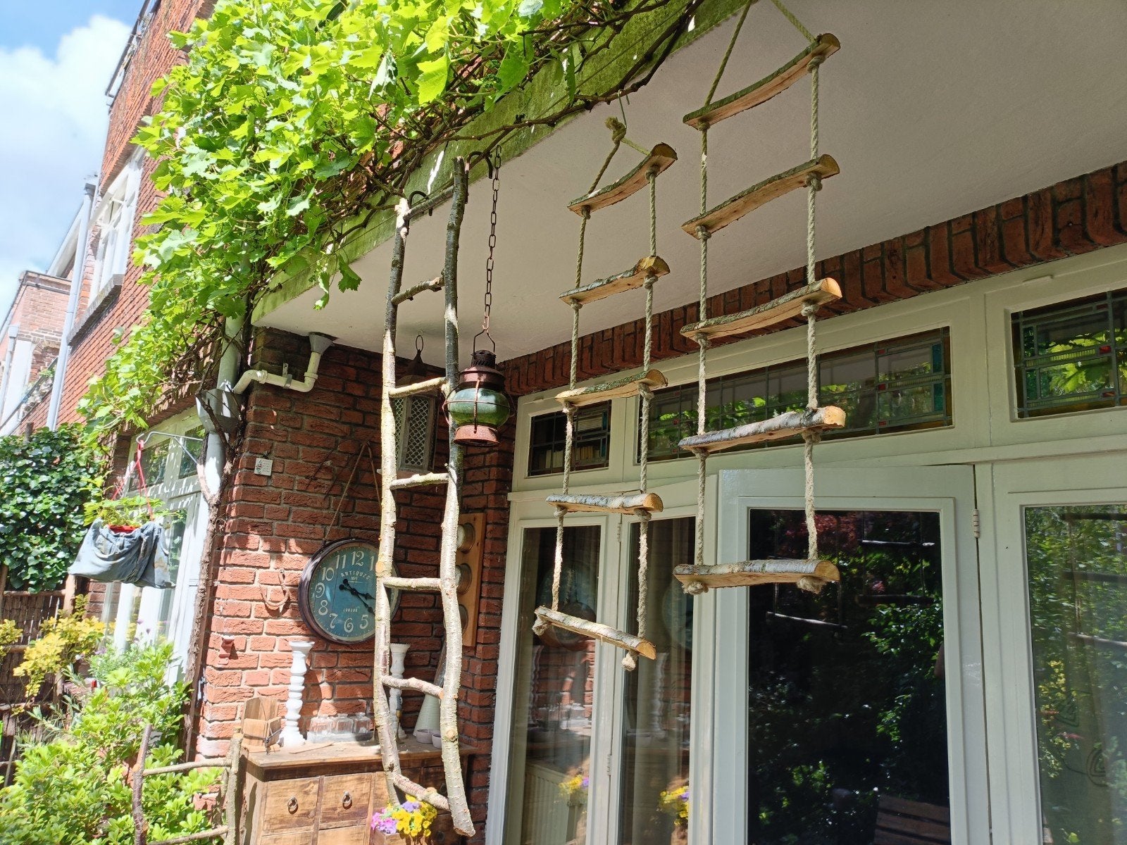 Houten tuinladders, hangladders., Tuin en Terras, Ophalen of Verzenden, Nieuw, Hout, Overige typen