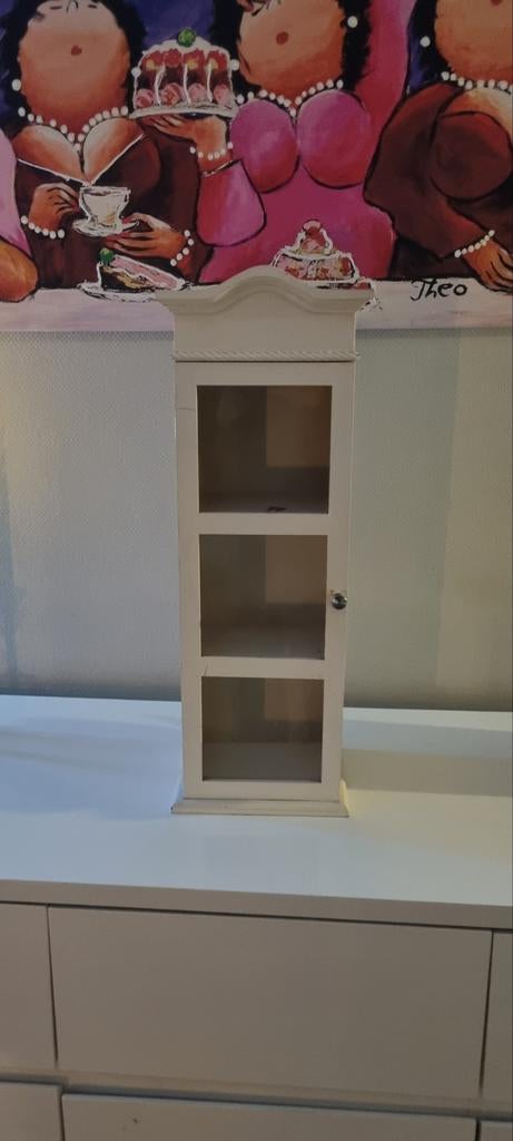 Wit klein kastje - 22x60 cm, Ophalen of Verzenden, Gebruikt