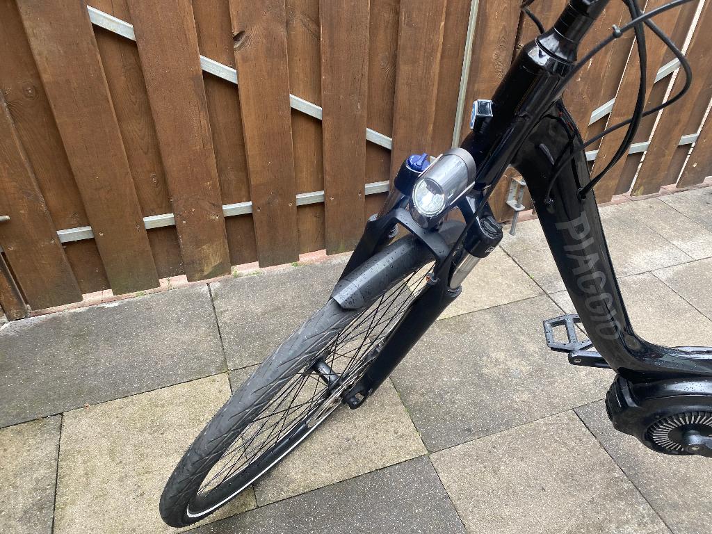 Piaggio UNI MECH MAS ebike, Fietsen en Brommers, Elektrische fietsen, Zo goed als nieuw, 51 tot 55 cm, 50 km per accu of meer