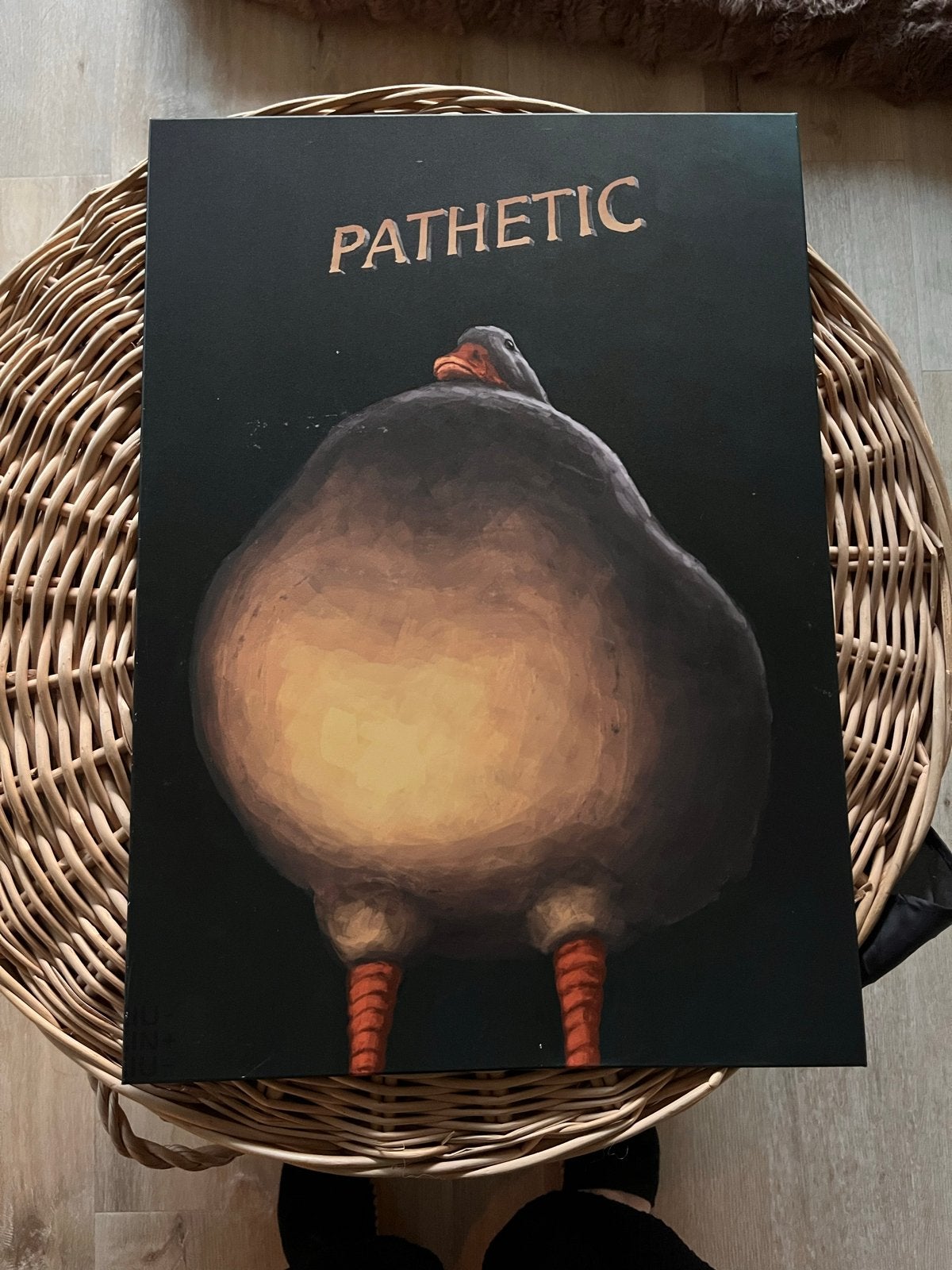 Displate metalen poster "Pathetic" - Unieke wanddecoratie, Metaal, Gebruikt, Meerkleurig, Ophalen of Verzenden