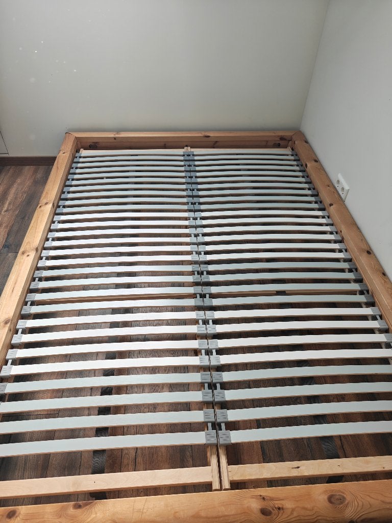 Lattenbodem, Huis en Inrichting, Ophalen, Bruin, Zo goed als nieuw, 200 cm