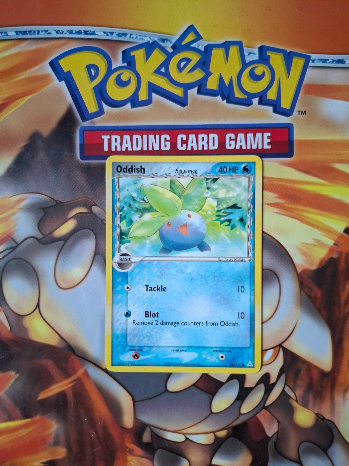 Oddish 73/110 Ex Holon Phantoms pokemon kaart, Hobby en Vrije tijd, Verzamelkaartspellen | Pokémon, Ophalen of Verzenden, Zo goed als nieuw