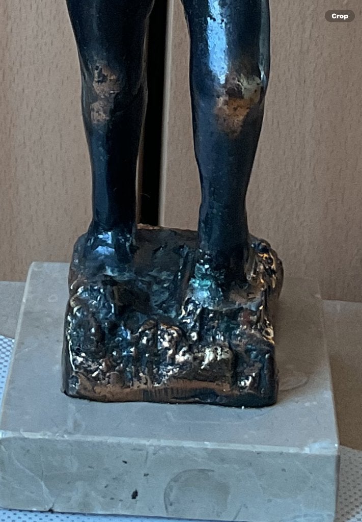 Naakt bronzen beeld, Ophalen of Verzenden, Brons, Beeld