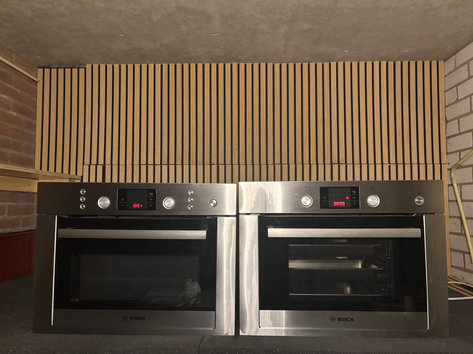 Bosch combimagnetron en combi stoomoven in goeie staat!, Ophalen of Verzenden, Zo goed als nieuw, Oven, Inbouw
