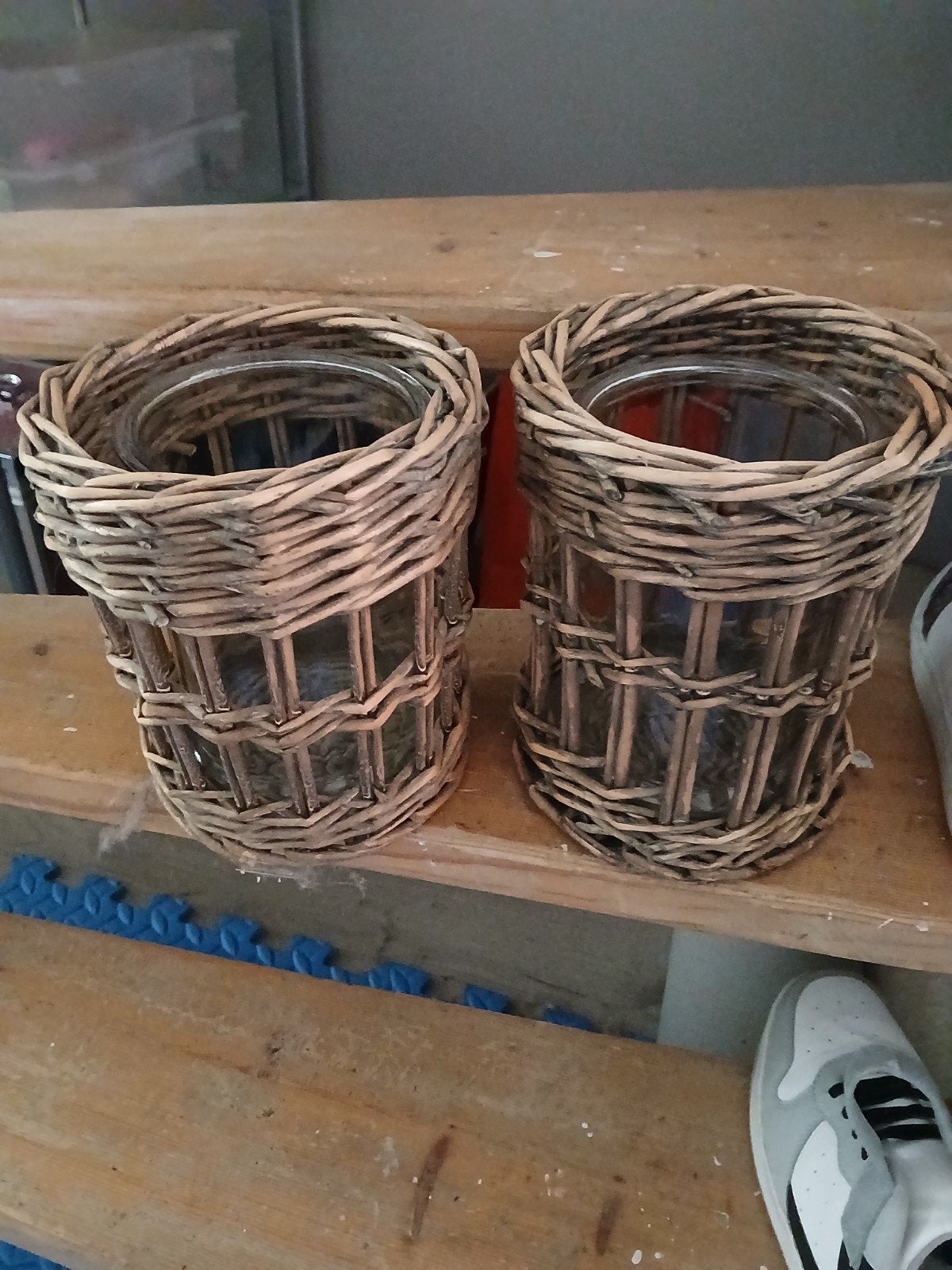 vazen, Huis en Inrichting, Ophalen, Gebruikt, Roze, Glas