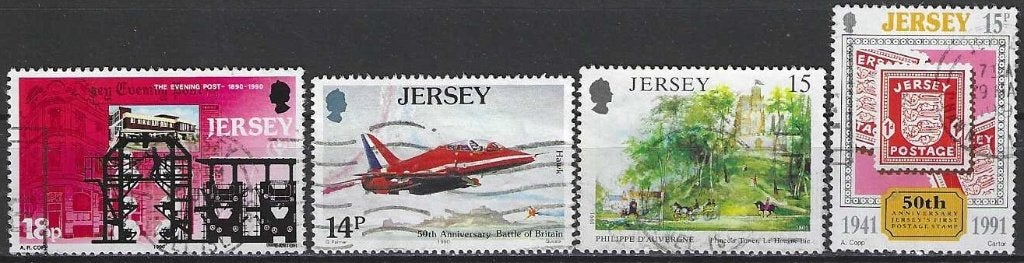Jersey 71, Ophalen of Verzenden, Gestempeld