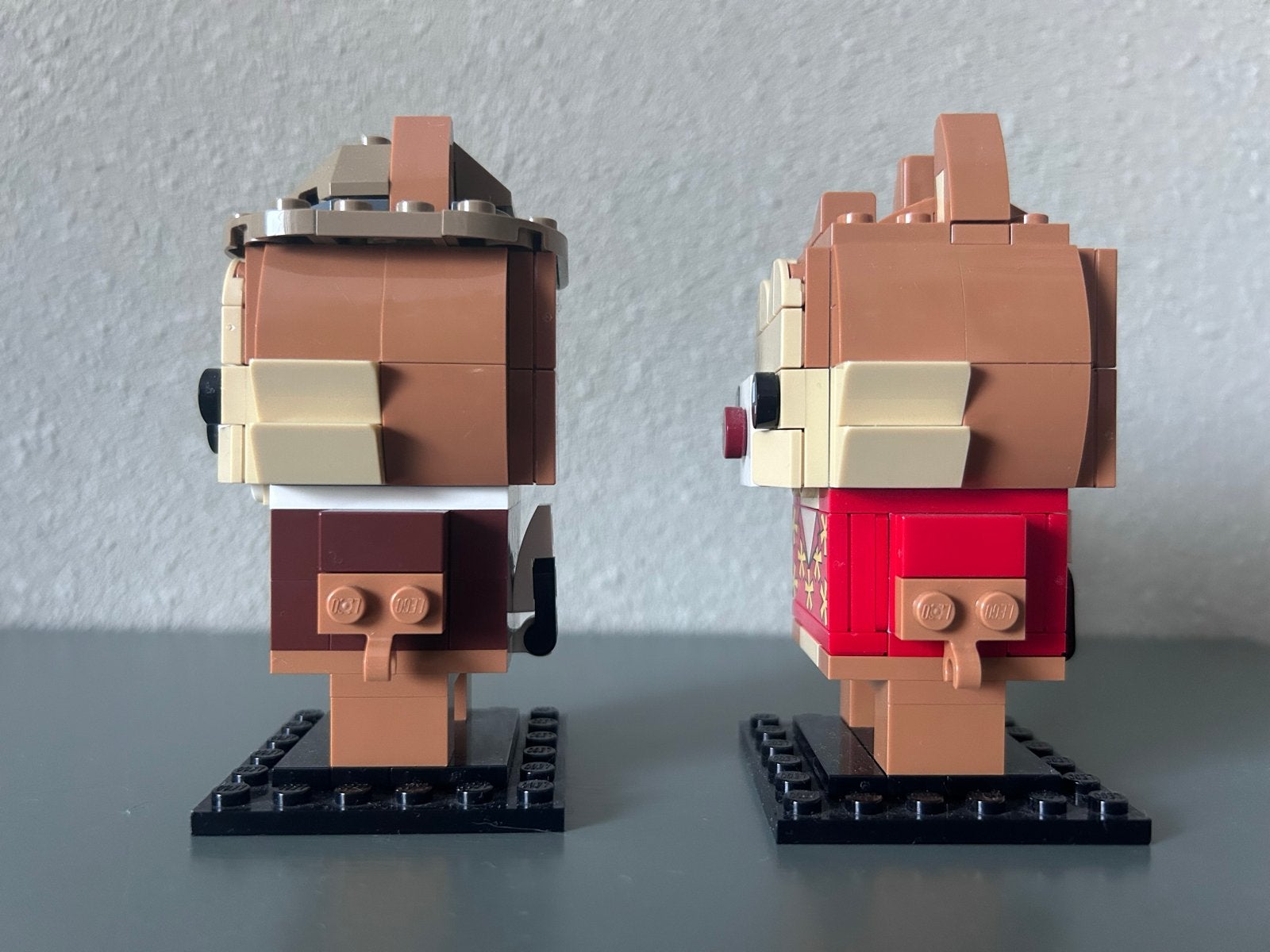 LEGO BrickHeadz Knabbel en Babbel - Compleet, zonder doos, Ophalen, Gebruikt, Lego, Compleet