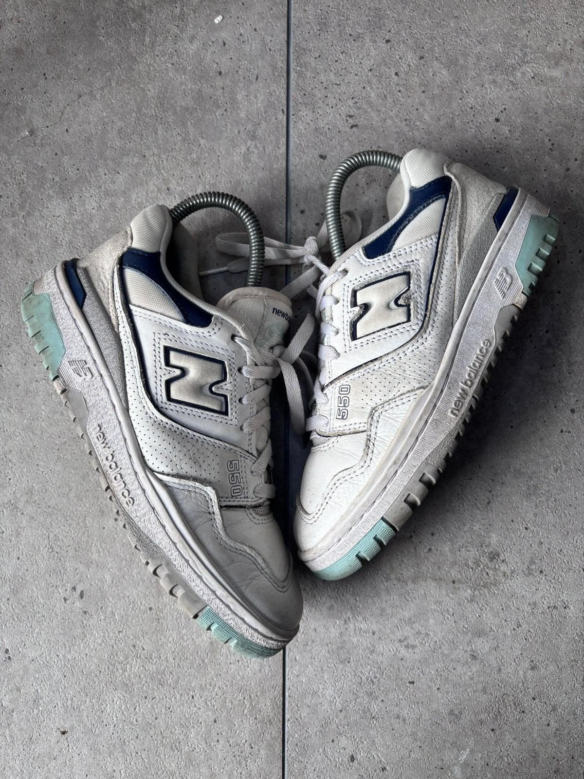 New Balance 550 Wit Blauw 37 UITVERKOOP!, Wit, Ophalen of Verzenden, Sneakers of Gympen, Zo goed als nieuw
