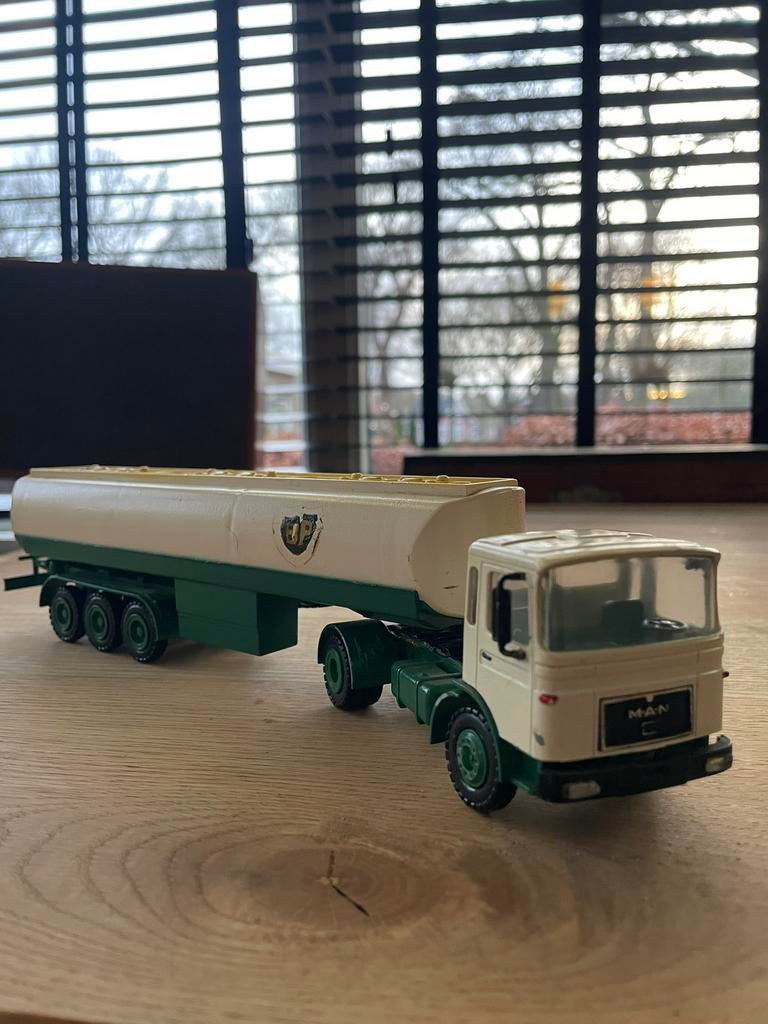 MAN F8 Tekno 1:50 BP Diecast, Ophalen of Verzenden, Nieuw, Bus of Vrachtwagen, Tekno
