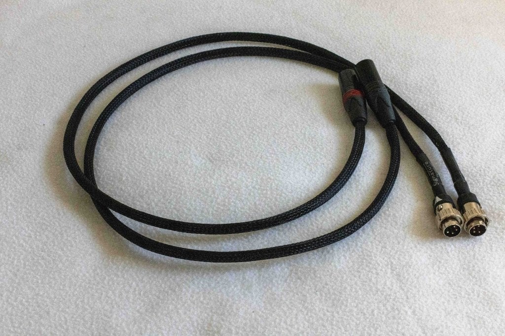 Chord Company Signature kabel 4pinDIN naar XLR set 1m, Ophalen of Verzenden, Zo goed als nieuw, Minder dan 2 meter, Interlink-kabel