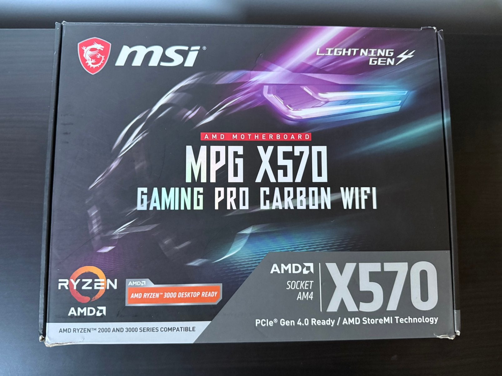 MSI MPG X570 GAMING PRO CARBON WIFI, Ophalen, Zo goed als nieuw, AMD, DDR4