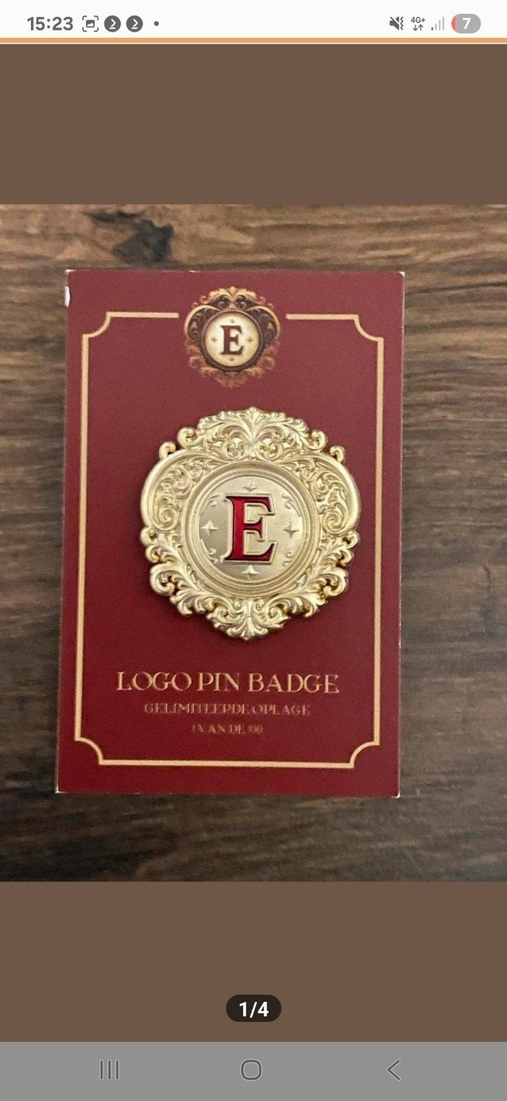 Efteling Logo Pin Badge - Gelimiteerde Oplage, Ophalen of Verzenden, Nieuw