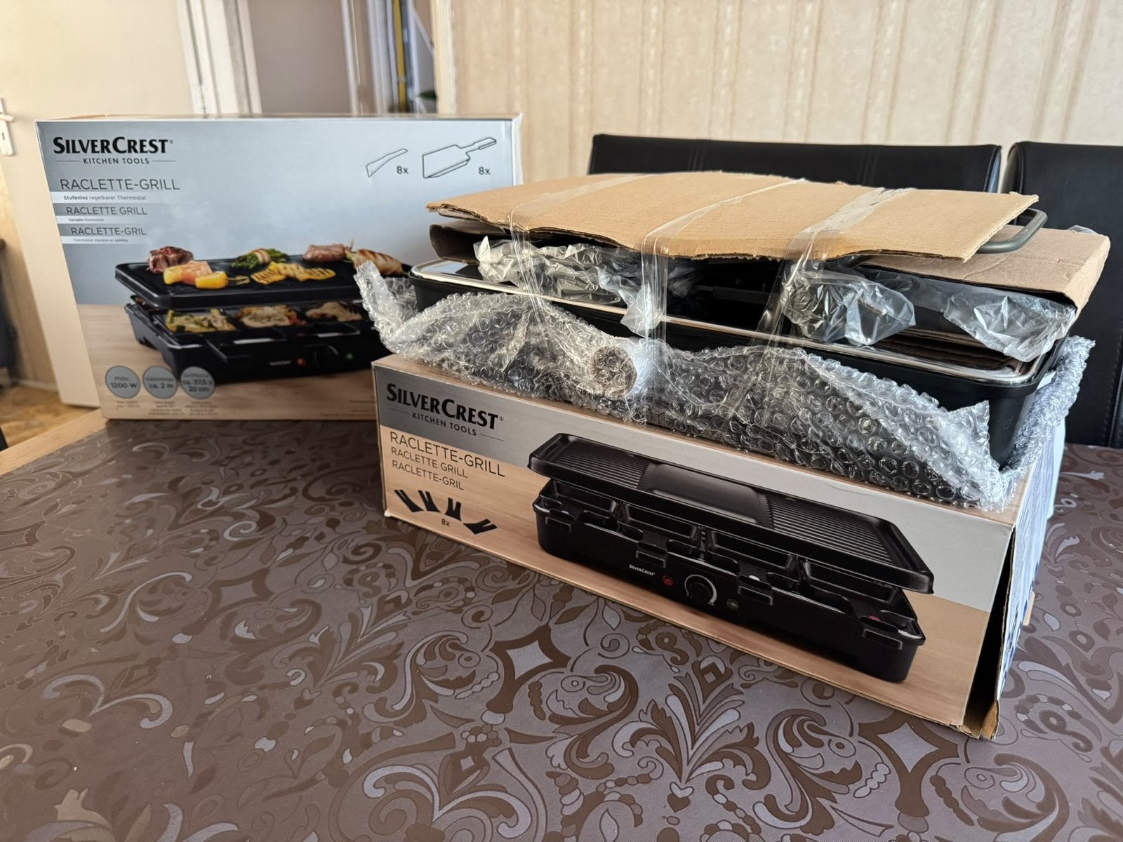 SilverCrest Raclette-Grill - Nieuw in dozen, Ophalen of Verzenden, Nieuw, 4 t/m 7 personen