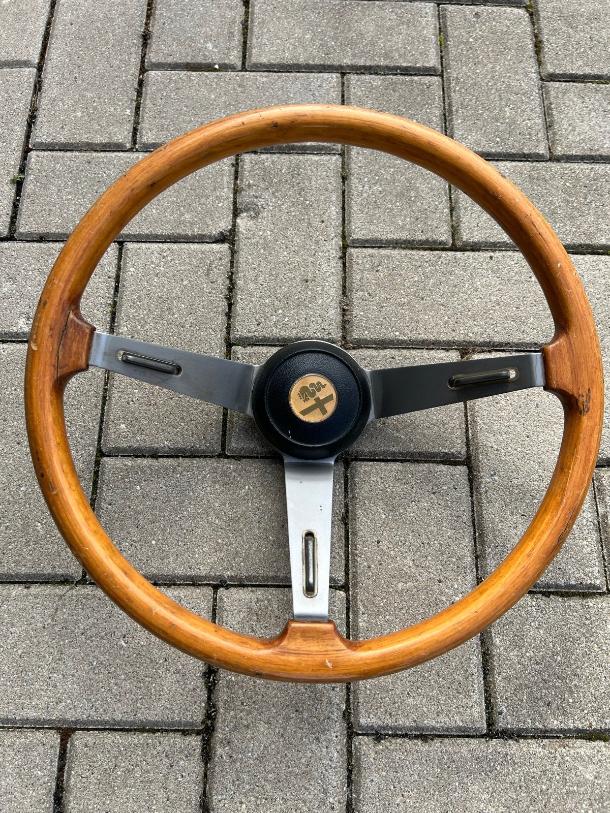 Houten Hellebore sportstuur Alfa Romeo 105 serie, Auto-onderdelen, Ophalen, Gebruikt, Alfa Romeo
