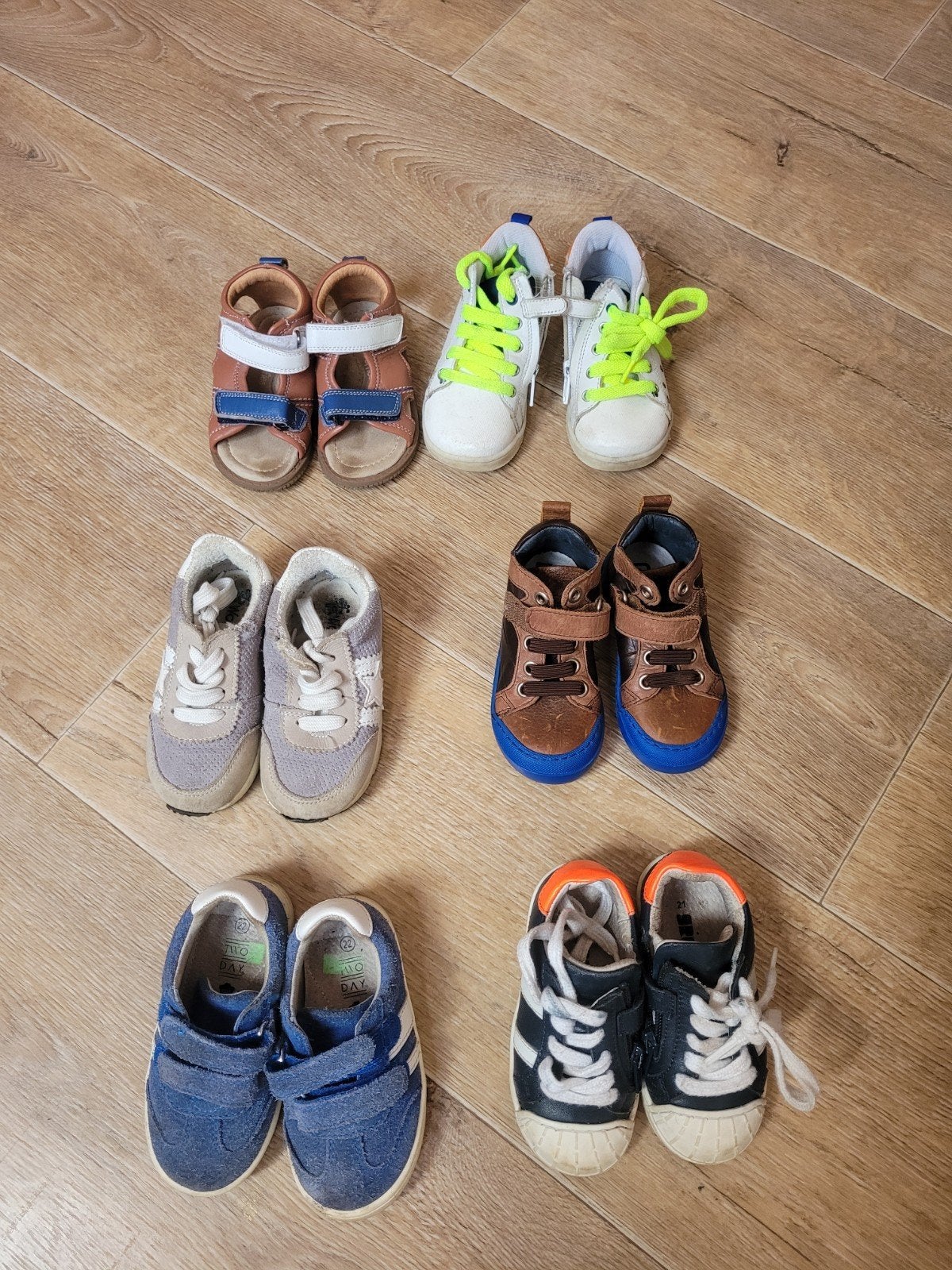 Diverse partij kinderschoenen, maat 21 tot22 echt leer, Ophalen of Verzenden, Gebruikt, Jongen of Meisje, Schoenen