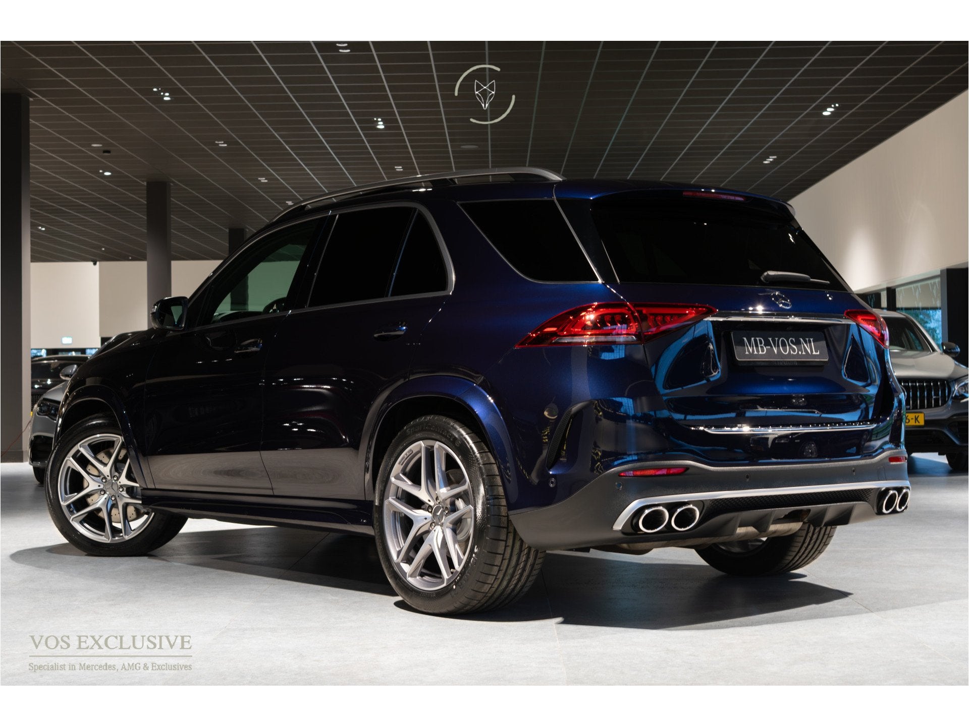 Mercedes-Benz AMG GLE 53 4M+ Grijs kenteken Brabus 500PK|Man, Automaat, Gebruikt, Stoelverwarming, Blauw