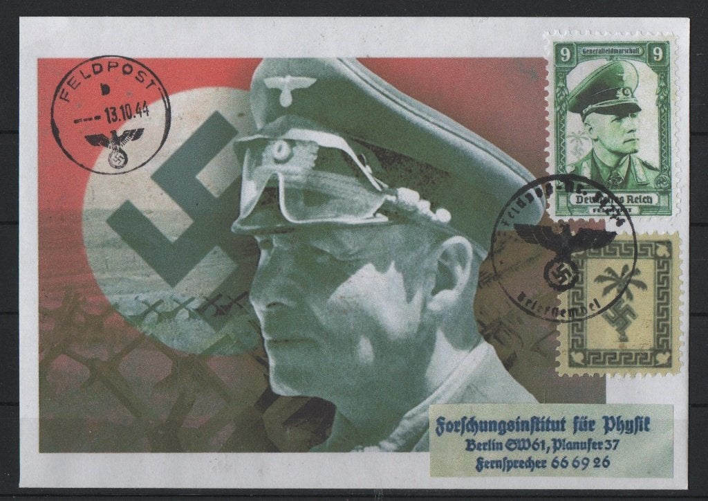 K5) brief, privé-uitgave van Erwin Rommel wo2 GERMANY, Verzenden, BRD, Gestempeld