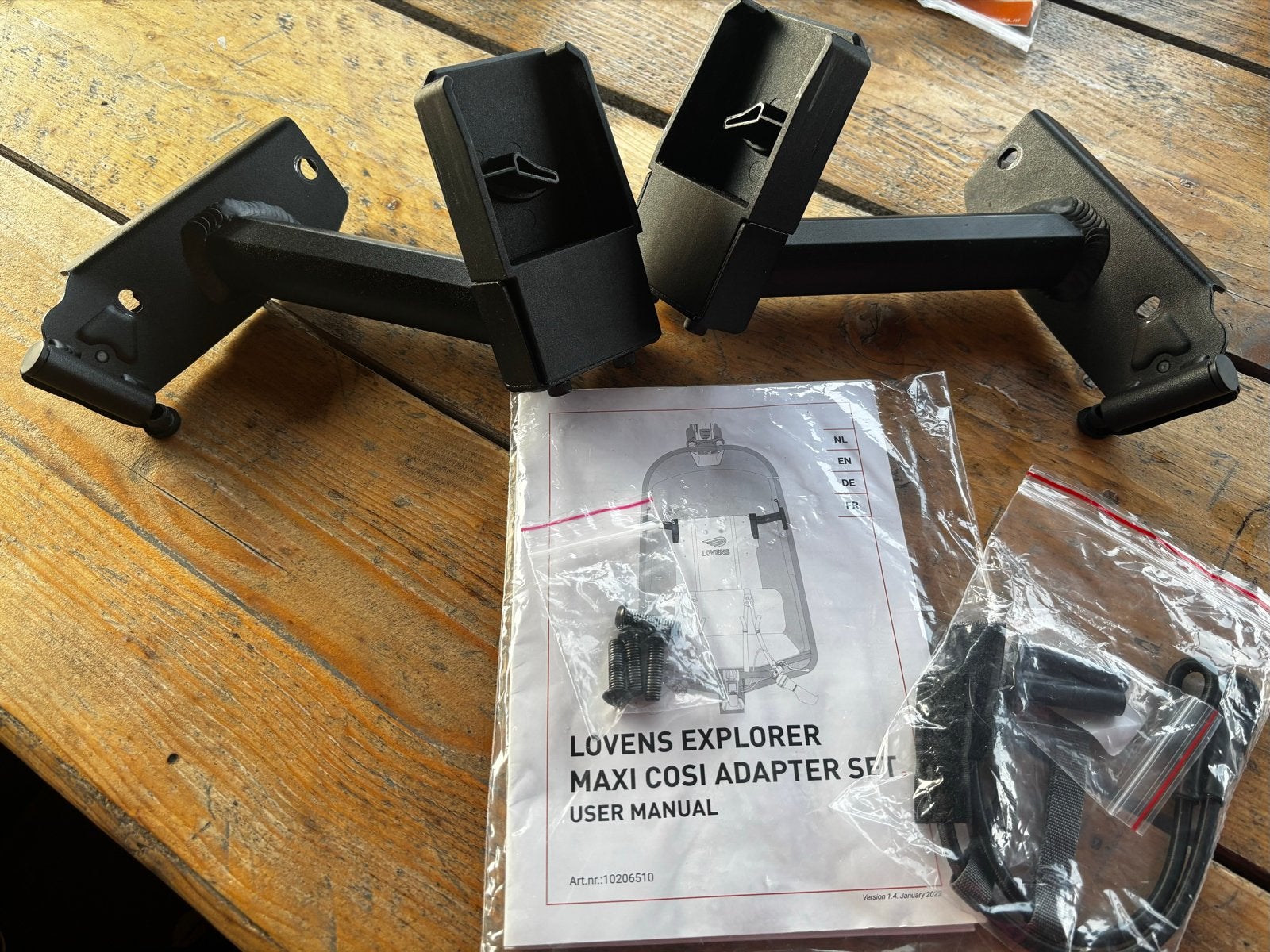 Lovens bakfiets Maxi Cosi adapterset, Ophalen of Verzenden, Nieuw, 1 kind, Overige merken
