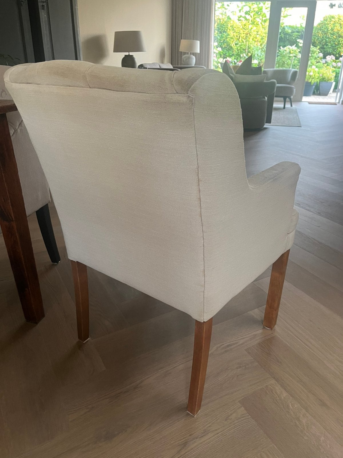 Comfortabele eetkamer stoelen! Zitten fantastisch., Ophalen of Verzenden, Zo goed als nieuw, Tijdloos, 4 tot 6 stoelen