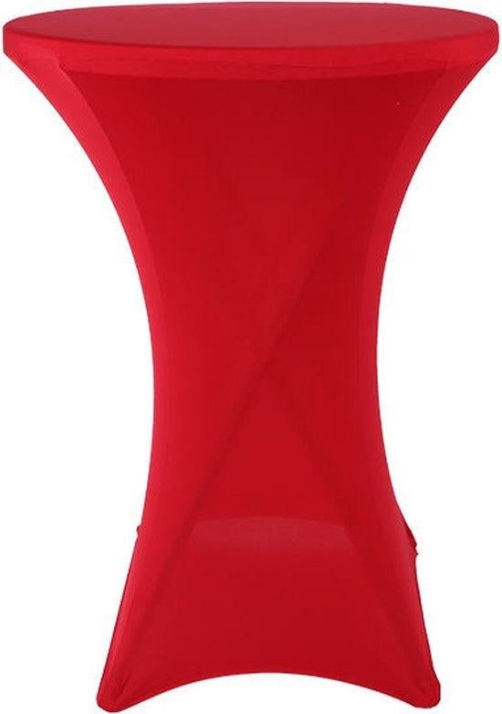 9x Statafelrok stretch rood parelmoer, Binnen, Rond, Ophalen of Verzenden, Time Out