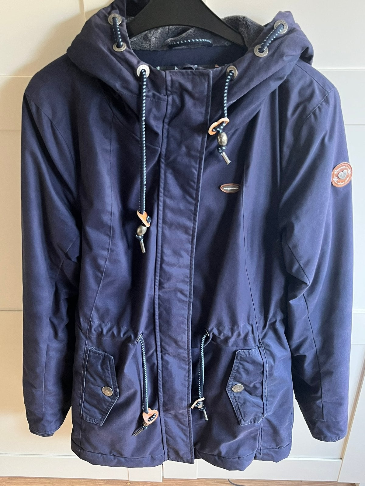 Ragwear winterjas, Ophalen of Verzenden, Zo goed als nieuw, Maat 38/40 (M), Blauw