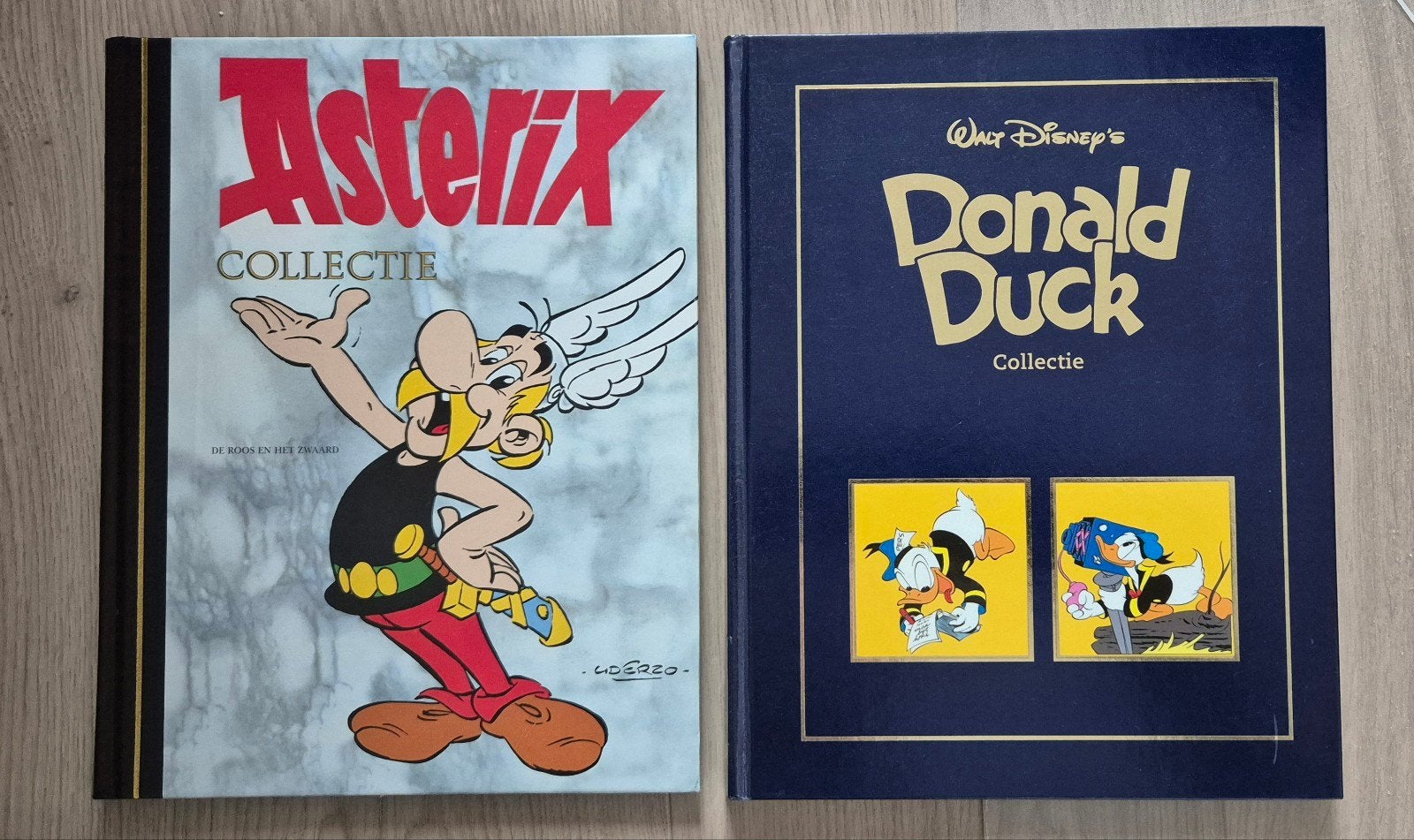 Stripboek 2x - Hard cover - Asterix & Obelix / Donald Duck, Meerdere stripboeken, Ophalen of Verzenden, Zo goed als nieuw