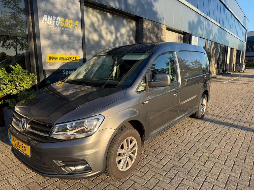 Volkswagen Caddy Maxi 2.0 TDI BTW  BMT L2h1 102pk 2019 euro6, Auto's, Bestelauto's, Stof, 4 cilinders, Volkswagen, Bedrijf