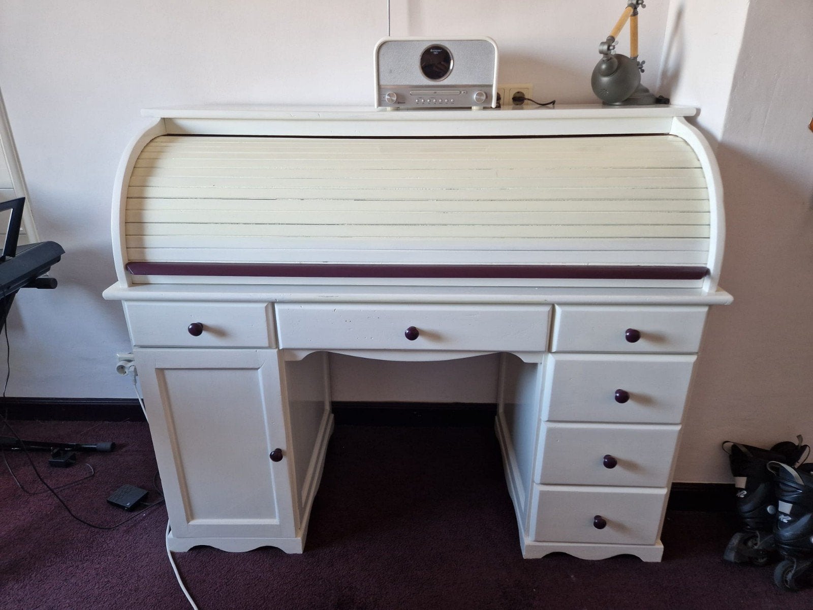 Houten secretaire, Ophalen, Gebruikt, Vintage