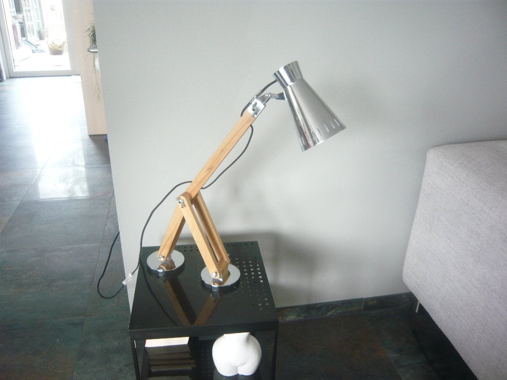 Bureaulamp Tafellamp, Met schakelaar, Bureaulamp, 45 cm, Zo goed als nieuw