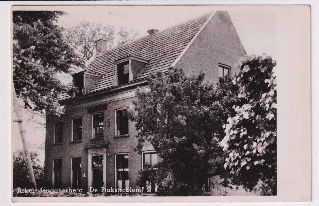 Arkel jeugdherberg De Pinksterblom, Verzenden, 1940 tot 1960, Ongelopen, Zuid-Holland