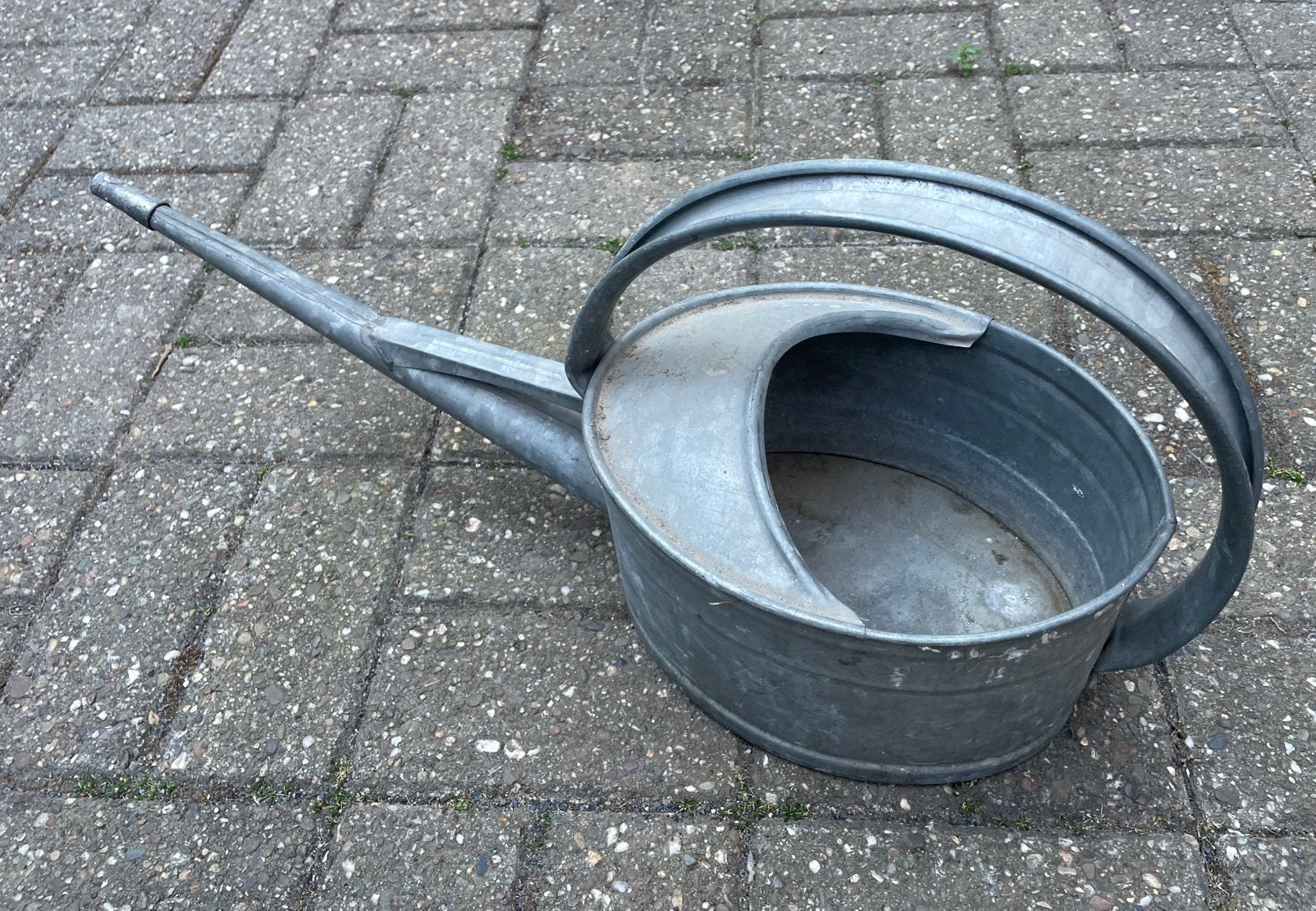 Vintage Zink Geiter  Functioneel en decoratief, Tuin en Terras, Gieters, Ophalen of Verzenden, Zo goed als nieuw