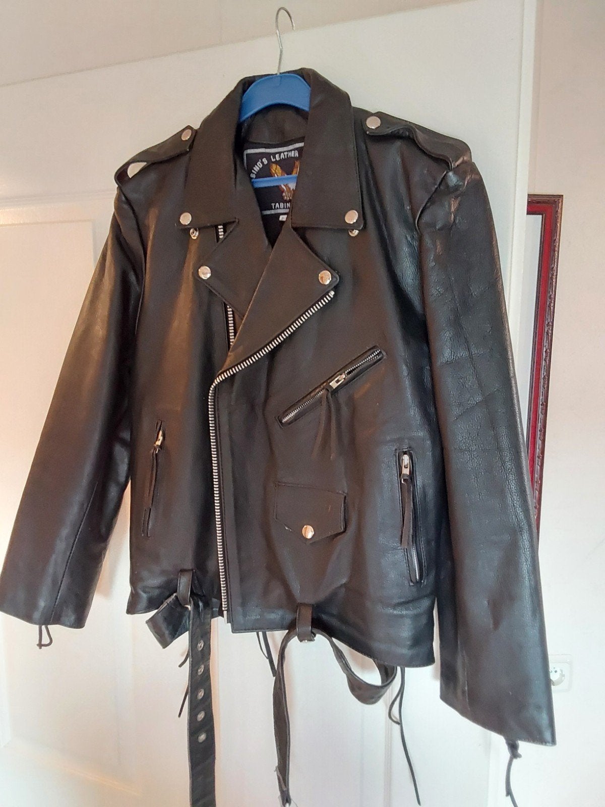 mooie bikerjack  Maat zie foto, Motoren, Ophalen of Verzenden, Tweedehands, Laarzen