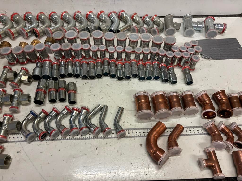 146 stuks geberit Mapress perskoppelingen, Ophalen of Verzenden, Gebruikt, Overige typen