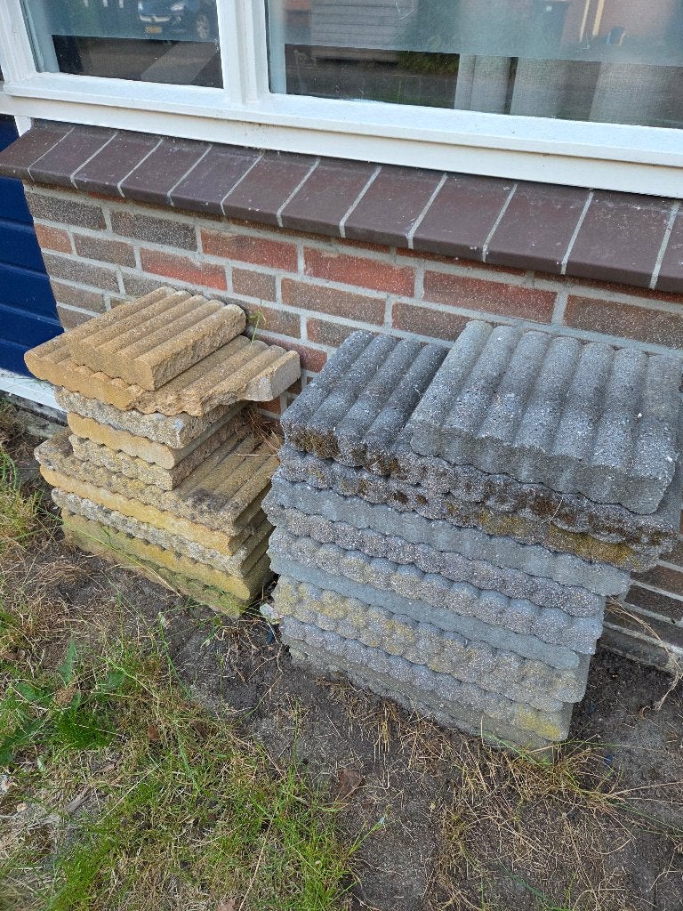 Tuin borders gratis, Ophalen, Gebruikt, Minder dan 100 cm, 25 tot 50 cm