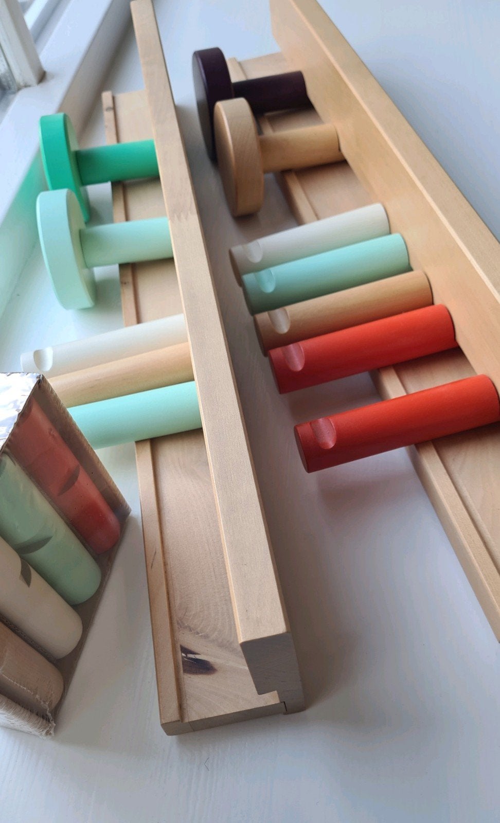 Kapstok IKEA PS 2014 Wanddecoratie - Houten Wandhaken Set, Huis en Inrichting, Ophalen, Wandhanger, Hout, Meerkleurig