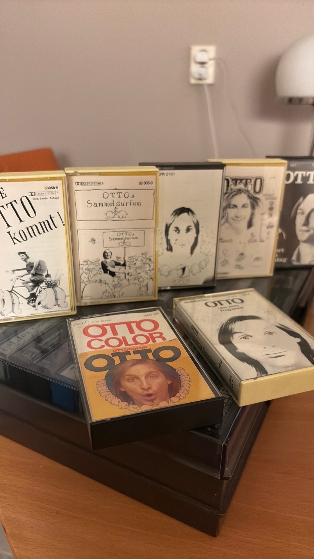 8 cabaret cassettes Otto Waalkes Duitse topkomiek zeldzaam, Gebruikt, Ducoso, 1 bandje, Ophalen of Verzenden
