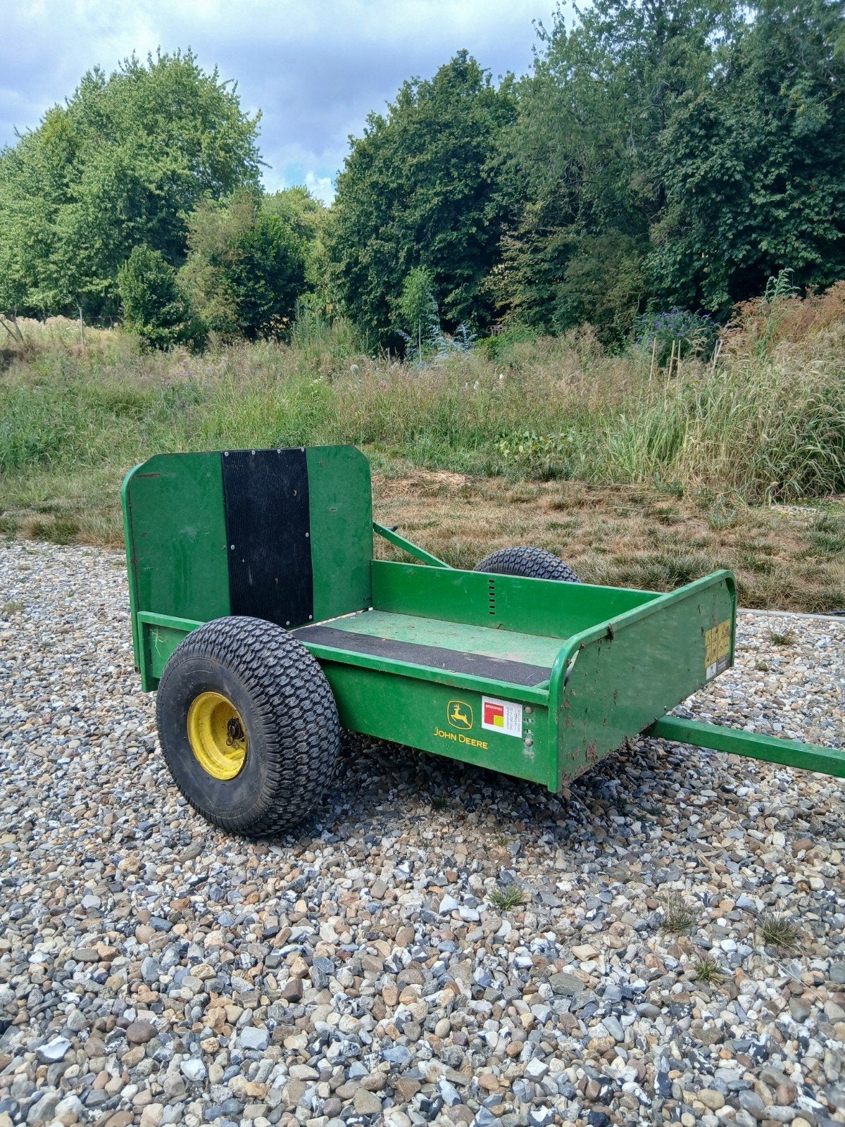 John Deere aanhangwagen 22B utility trailer, 100 liter of meer, Ophalen, Gebruikt, Transportkar