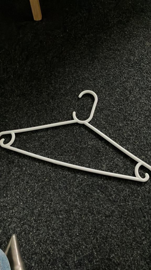 Vintage wiite kleerhangers 23 stuks, Ophalen of Verzenden, Zo goed als nieuw, Hout, Kinderen
