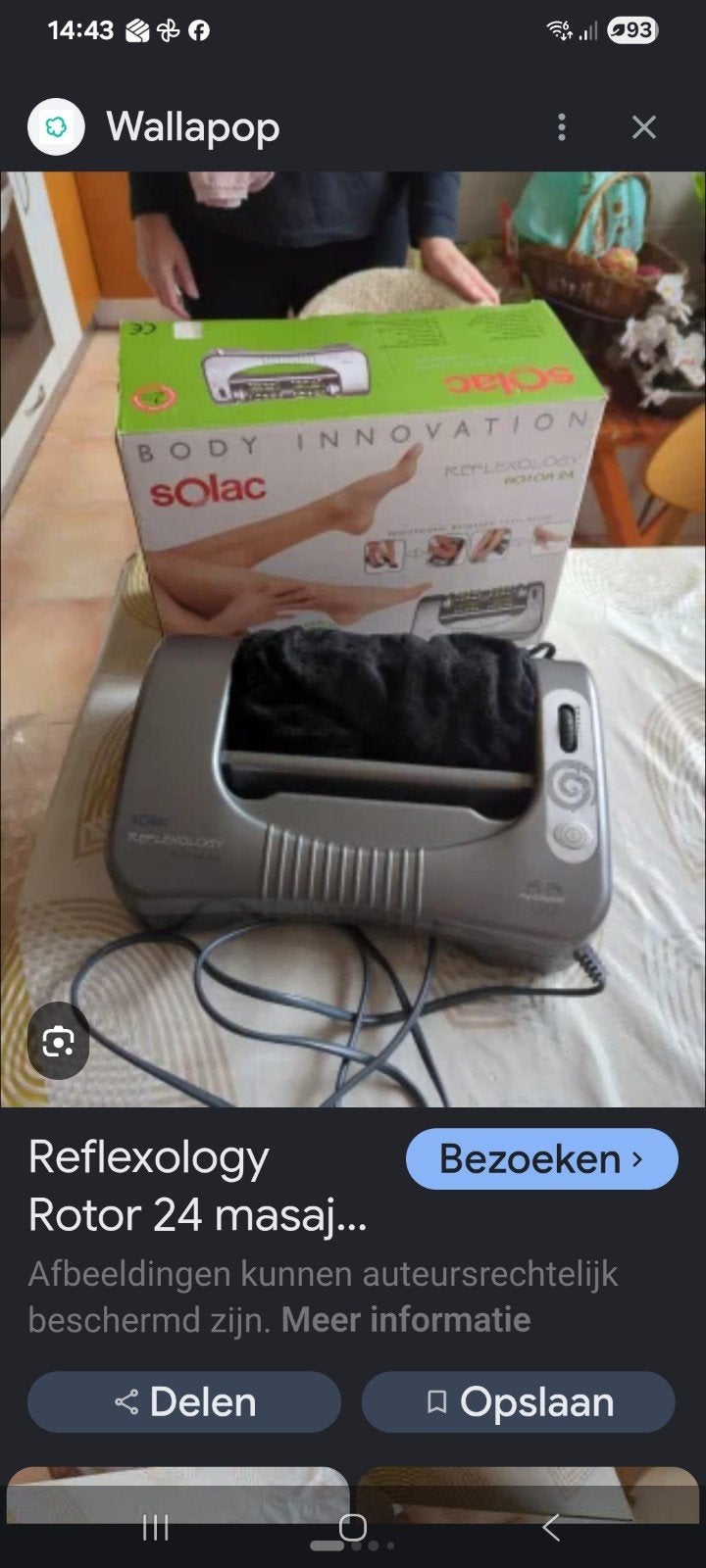 Solac Reflexology Rotor 24 Voetmassageapparaat, Ophalen of Verzenden