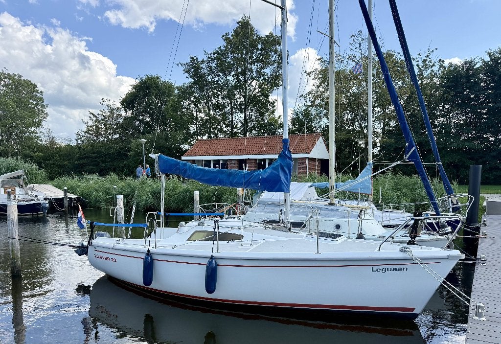 Clever 23 - Trailerbare kajuitzeilboot hefkiel - vaarklaar, Ophalen, 8 pk, Overige merken, Gebruikt