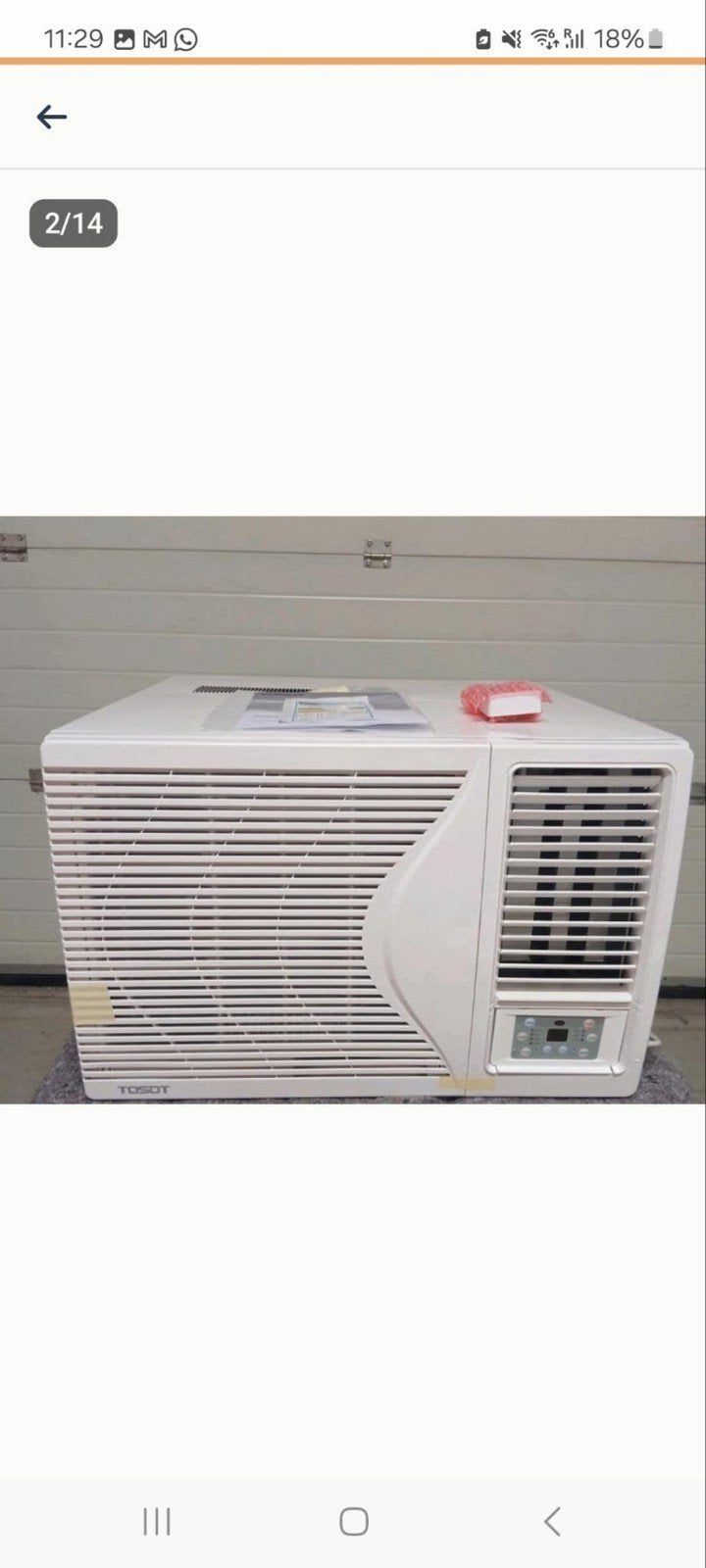 Tosot Raamairco GJC12AG-E6DRN9A - Koelen en Verwarmen, Ophalen, Koelen en Ontvochtigen, Minder dan 60 m³, Timer