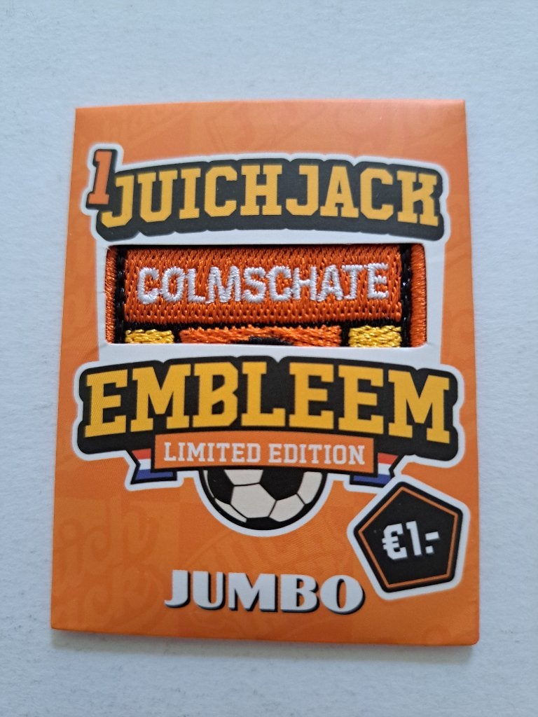 JUMBO JUICHJACK EMBLEEM - COLMSCHATE, Jumbo, Ophalen of Verzenden