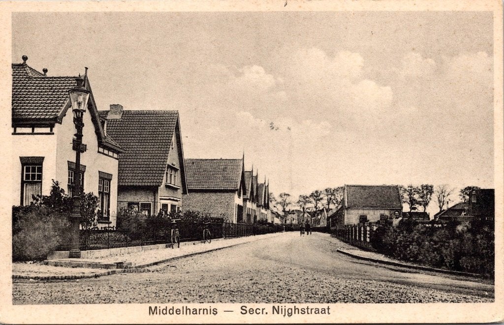 Middelharnis - 12 oude ansichtkaarten, Verzamelen, Ansichtkaarten | Nederland, Verzenden, 1960 tot 1980, Gelopen, Zuid-Holland