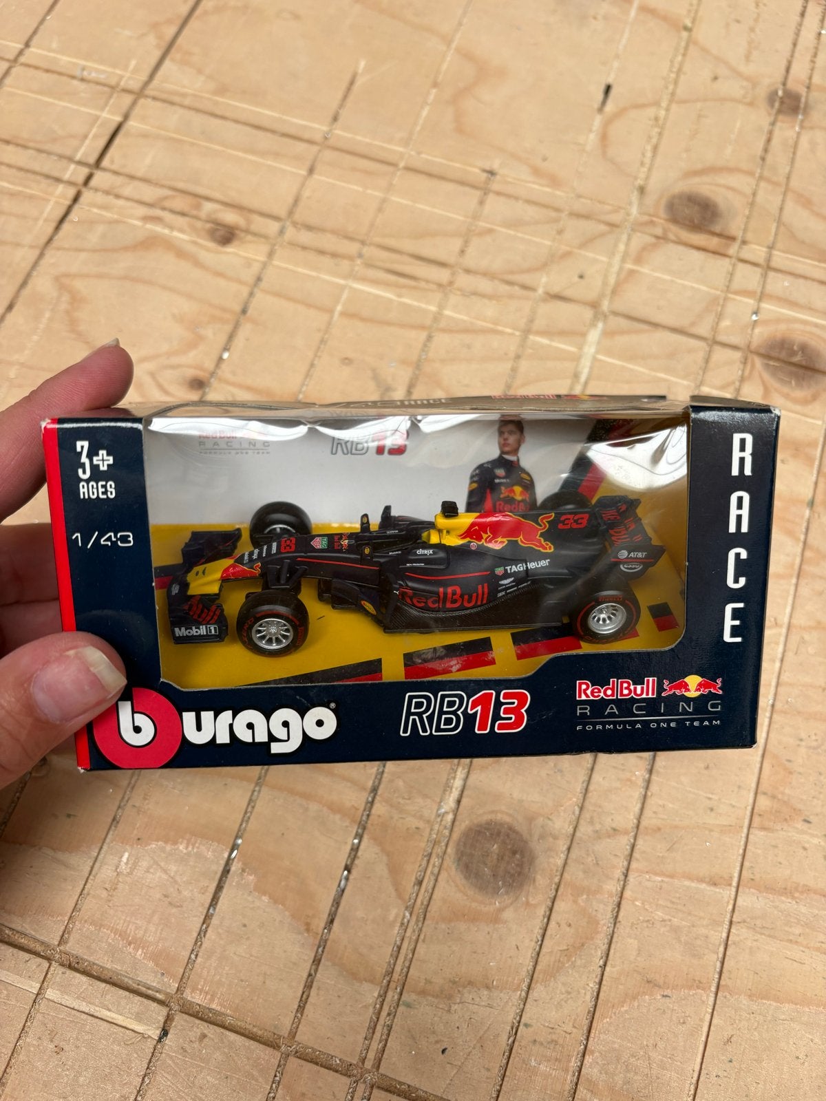 Bburago Red Bull Racing RB13 Max Verstappen 1:43, Overige merken, Auto, 1:32 tot 1:50, Nieuw