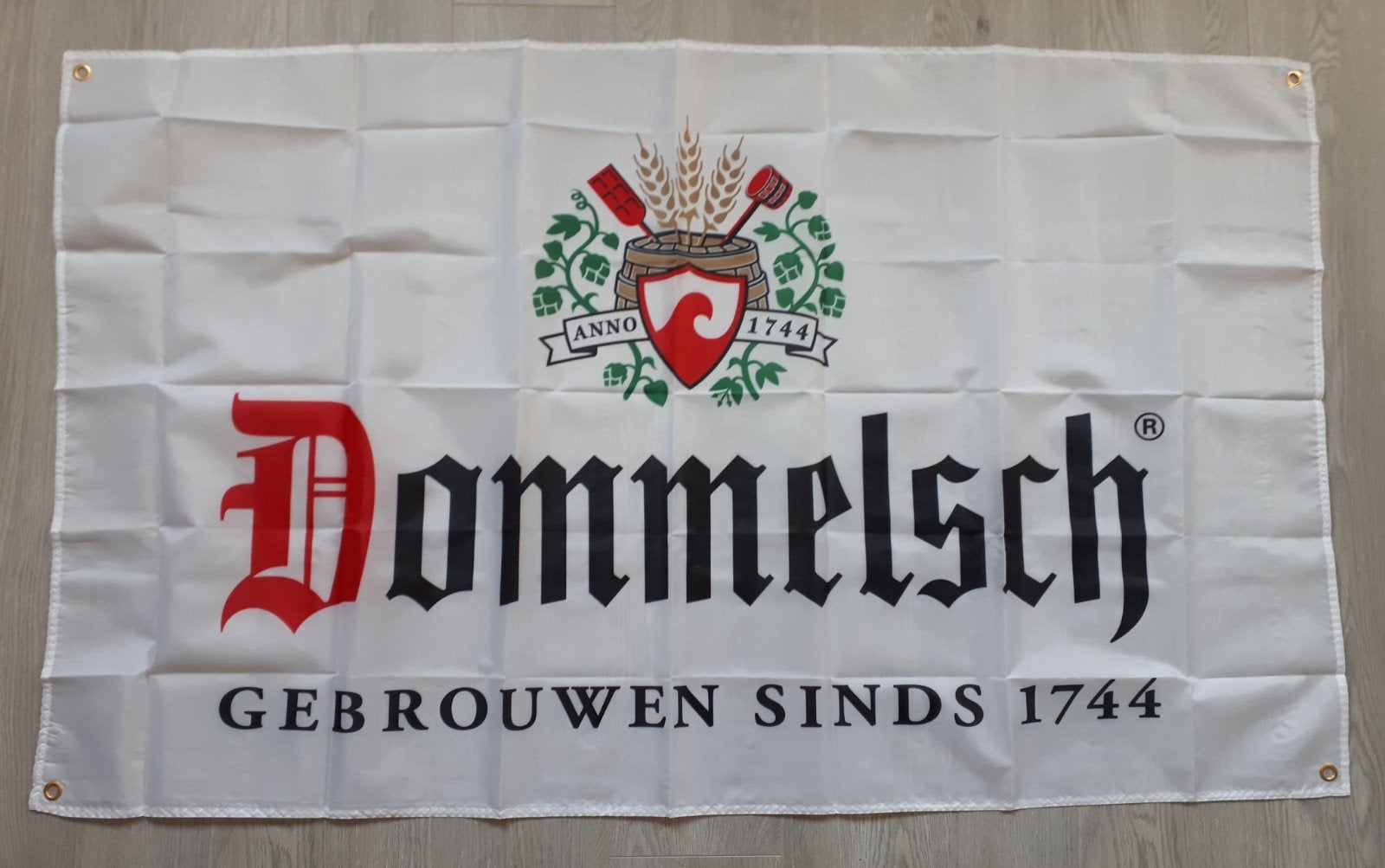 Dommelsch 90x150 cm Reclame Vlag, Ophalen of Verzenden, Nieuw, Reclamebord, Plaat of Schild, Overige merken